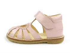 Angulus pale rose glitter sandal med hjerte